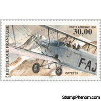 France 1998 Potez 25 bi-plane (Airmail definitive)-Stamps-France-Mint-StampPhenom