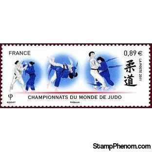 France 2011 World Judo Championships-Stamps-France-Mint-StampPhenom