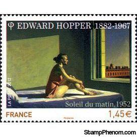 France 2012 Art. Edward Hopper, 1882-1967-Stamps-France-Mint-StampPhenom