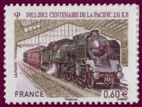 France 2012 Introduction of Pacific Locomotives-Stamps-France-Mint-StampPhenom