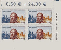 France 2012 King Henri IV of France - King Henri III of Navarre-Stamps-France-Mint-StampPhenom