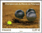 France 2012 Pétanque World Championships, Marseille-Stamps-France-Used-StampPhenom