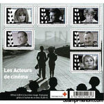 France 2012 Red Cross Fund, Personalities - Cinema Actors-Stamps-France-Mint-StampPhenom