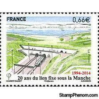 France 2014 20th anniversary of Eurotunnel (Channel Tunnel)-Stamps-France-Mint-StampPhenom