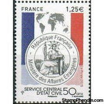 France 2015 Civil Service Foreign Ministry 50th anniversary-Stamps-France-Mint-StampPhenom