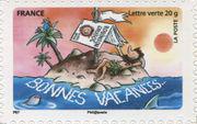 France 2015 Happy Vacation Booklet-Stamps-France-Mint-StampPhenom