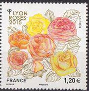 France 2015 Lyon Roses Congress-Stamps-France-Mint-StampPhenom