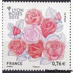 France 2015 Lyon Roses Congress-Stamps-France-Mint-StampPhenom