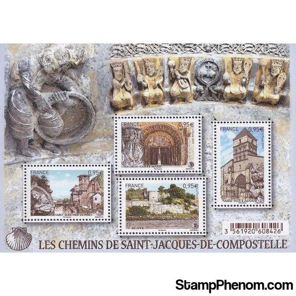 France 2015 Way of Saint James-Stamps-France-Mint-StampPhenom