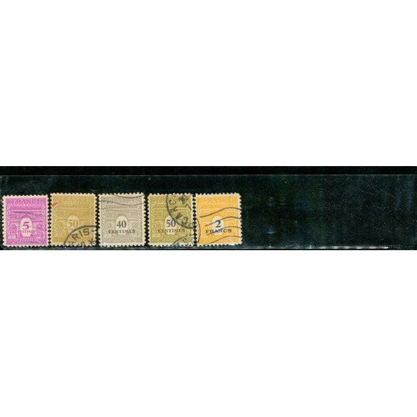 France - Occupation Stamps - Lot , 5 stamps