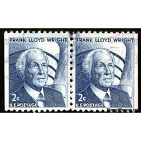 United States of America 1968 Frank Lloyd Wright (1869-1959), Architect Pair