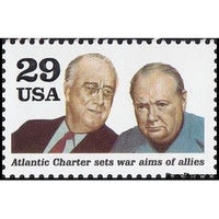 United States of America 1991 Franklin Roosevelt, Winston Chruchill (Atlantic Charter sets