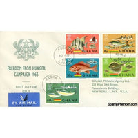 Freedom From Hunger, Ghana, 1966 First Day Cover