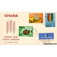 Freedom From Hunger, Ghana, March 21, 1963 First Day Cover