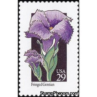 United States of America 1992 Fringed Gentian (Gentianopsis crinita)