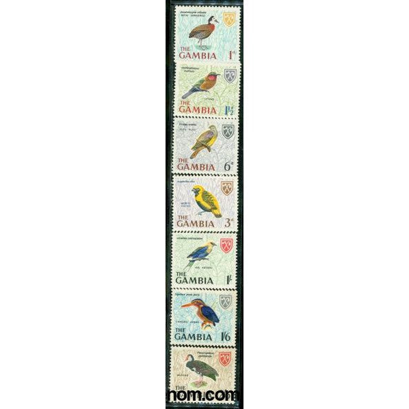 Gambia Birds , 7 stamps