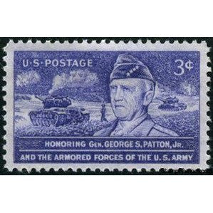 United States of America 1953 Gen. George S. Patton, Jr. and Tanks in Action