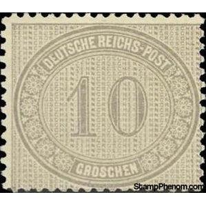 Germany 1872 Numeral-Stamps-Germany-Mint-StampPhenom