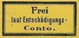 Germany 1874 Inscribed "Frei laut EntschÃ¤digungs-Conto"-Stamps-Germany-Mint-StampPhenom