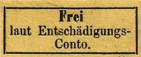 Germany 1874 Inscribed "Frei laut EntschÃ¤digungs-Conto"-Stamps-Germany-Mint-StampPhenom