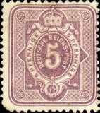 Germany 1875 Digit in oval, crown, PFENNIGE-Stamps-Germany-Mint-StampPhenom