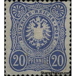 Germany 1875 Imperial eagle and crown in oval, PFENNIGE-Stamps-Germany-Mint-StampPhenom