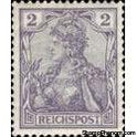 Germany 1900 Germania with imperial crown, inscription 'REICHSPOST'-Stamps-Germany-Mint-StampPhenom