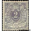 Germany 1900 Value number under a crown in a pearls oval-Stamps-Germany-Mint-StampPhenom