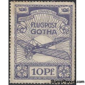 Germany 1912 Air post stamp for Gotha-Stamps-Germany-Mint-StampPhenom