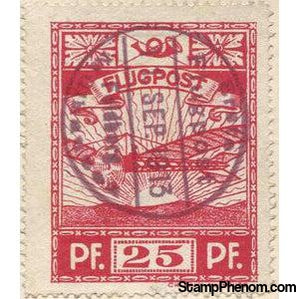 Germany 1913 Air post stamp for Mülhausen-Feldberg-Stamps-Germany-Mint-StampPhenom