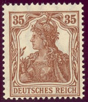 Germany 1919 Germania,inscr. DEUTSCHES REICH-Stamps-Germany-Mint-StampPhenom