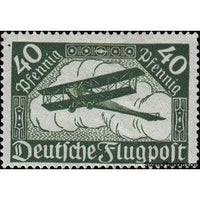 Germany 1919 LVG Schneider Biplane-Stamps-Germany-Mint-StampPhenom