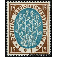 Germany 1919 Tree shoots-Stamps-Germany-Mint-StampPhenom