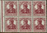 Germany 1920 Booklet Pane-Germania-Kriegsdruck II-Stamps-Germany-Mint-StampPhenom