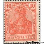 Germany 1920 Germania with the imperial crown, 10pf-Stamps-Germany-Mint-StampPhenom