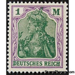 Germany 1920 Germania with the imperial crown, 1m-Stamps-Germany-Mint-StampPhenom