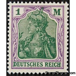 Germany 1920 Germania with the imperial crown, 1m-Stamps-Germany-Mint-StampPhenom