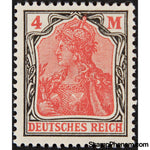 Germany 1920 Germania with the imperial crown, 4m-Stamps-Germany-Mint-StampPhenom