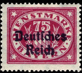 Germany 1920 Official Bavaria stamp - Optd 'Deutfches Reich'-Stamps-Germany-Mint-StampPhenom