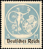 Germany 1920 Stamps of Bavaria overprinted Deutsches Reich-Stamps-Germany-Mint-StampPhenom