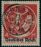 Germany 1920 Stamps of Bavaria overprinted Deutsches Reich-Stamps-Germany-Mint-StampPhenom