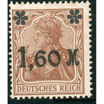 Germany 1921 1920 Stamps Surch., 1.60m on 5pf-Stamps-Germany-Mint-StampPhenom