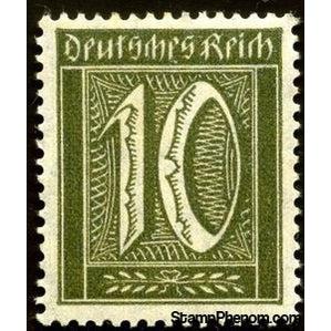 Germany 1921 Numeral, 10pf-Stamps-Germany-Mint-StampPhenom