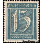 Germany 1921 Numeral, 15pf-Stamps-Germany-Mint-StampPhenom