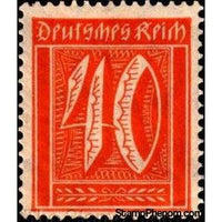 Germany 1921 Numeral, 40pf-Stamps-Germany-Mint-StampPhenom