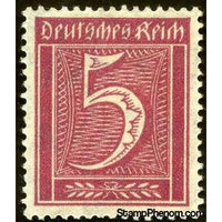 Germany 1921 Numeral, 5pf-Stamps-Germany-Mint-StampPhenom