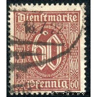 Germany 1921 Official Stamp-Stamps-Germany-Mint-StampPhenom