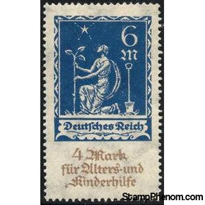 Germany 1922 Fund for the Old and for Children.-Stamps-Germany-Mint-StampPhenom