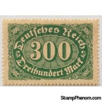 Germany 1922 Mark Numeral, 300m-Stamps-Germany-Mint-StampPhenom