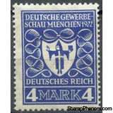 Germany 1922 Munich Exhibition.-Stamps-Germany-Mint-StampPhenom